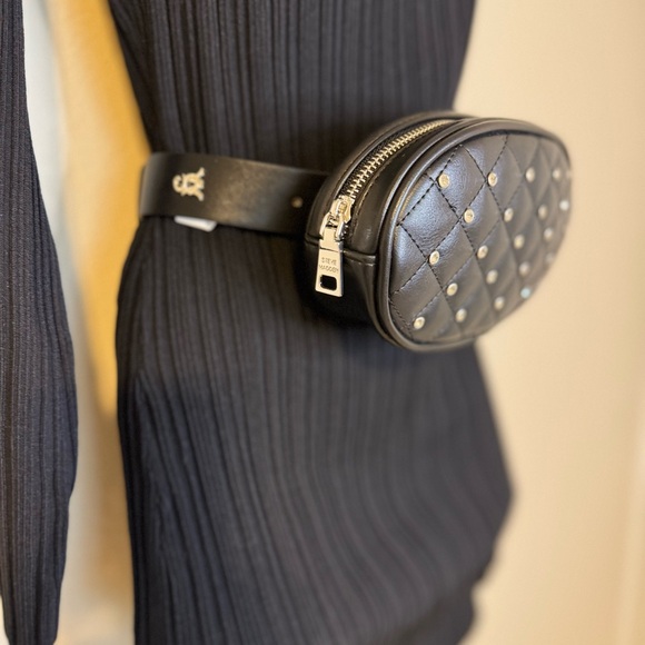 Embellished Steve Madden Pintuck Belt Bag Size Large NWT!!! - Picture 5 of 11